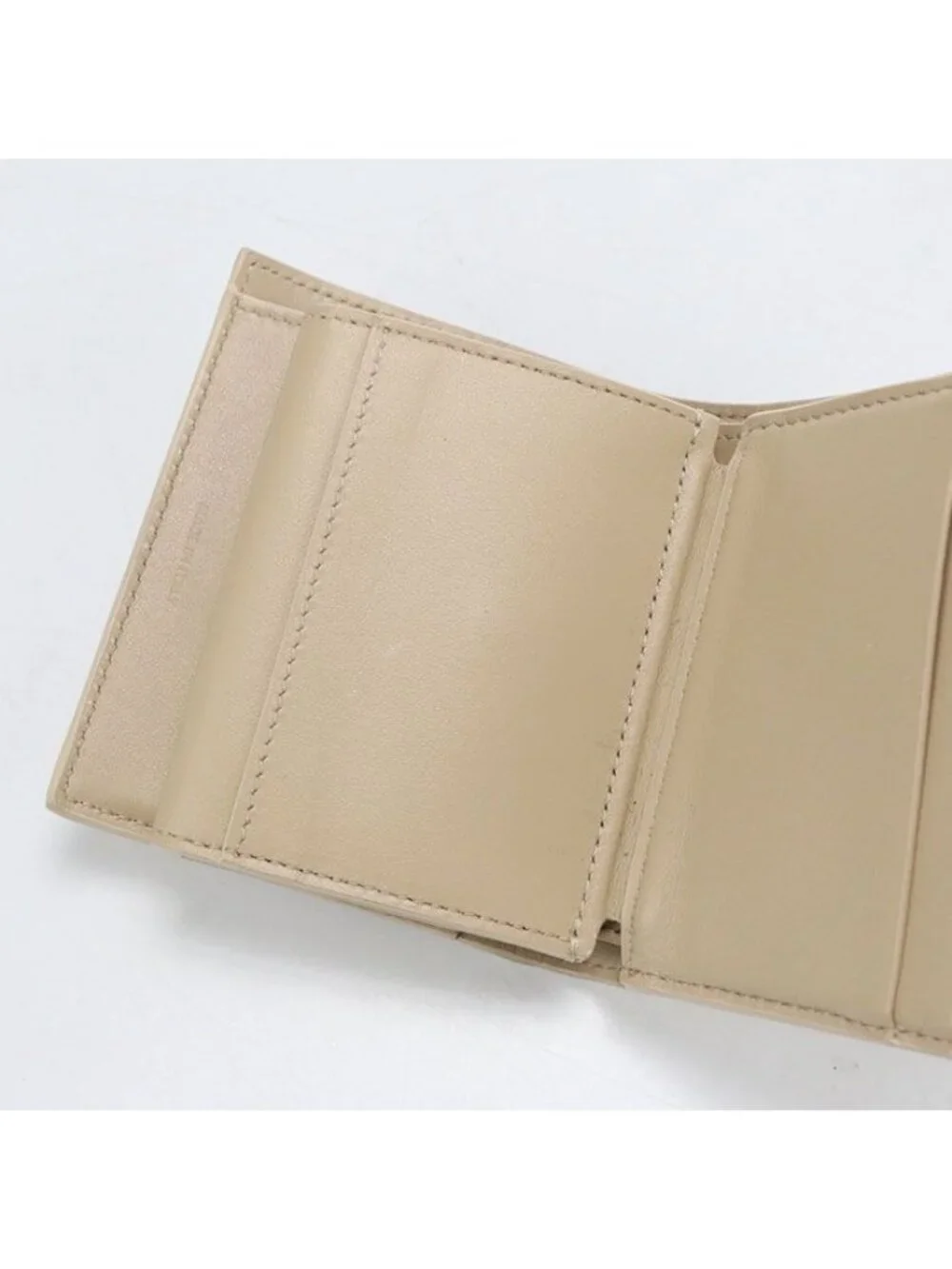 Celine Small Flap Wallet Triomphe Trifold Shiny Calfskin